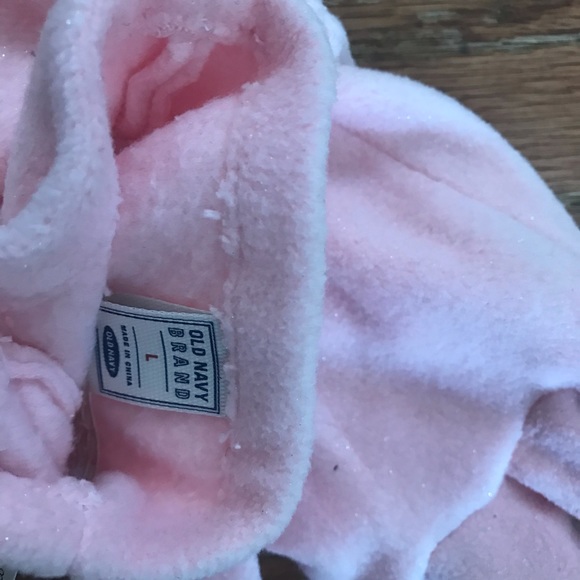 Light pink fleece Old Navy gloves - Picture 3 of 4